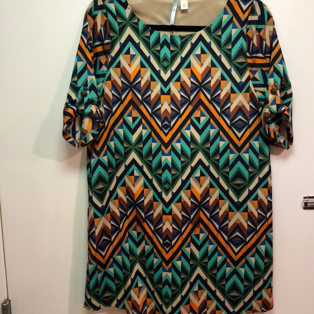 *Like New* Multi Patterned Shift Dress